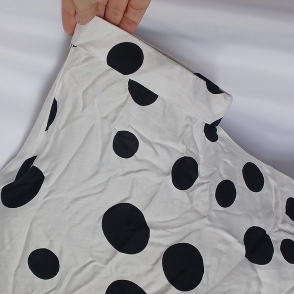 Beautiful Spanner Fitted Polka Dot Front Tie Blouse - M - Picture 3 of 10